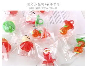 40枚可愛圣誕節零食兒童戒指糖創意圣誕糖果學生獎勵小禮物棒棒糖